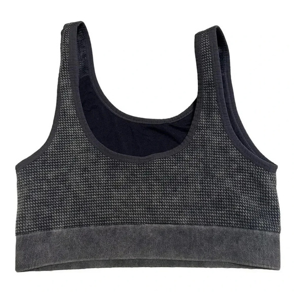 Victoria's Secret PINK Sports Bra Bralette Size Large Textured Brown Athleisure - Picture 1 of 5